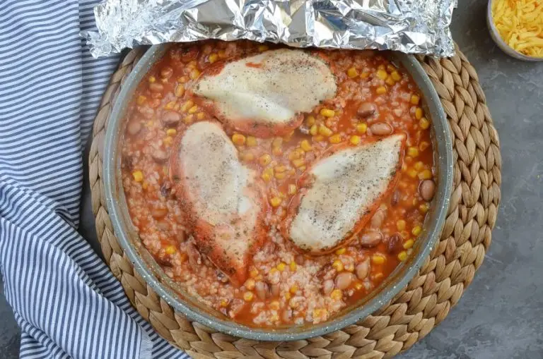 Step 6 - Mexican Chicken Salsa Casserole