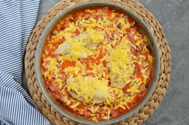 Step 7 - Mexican Chicken Salsa Casserole