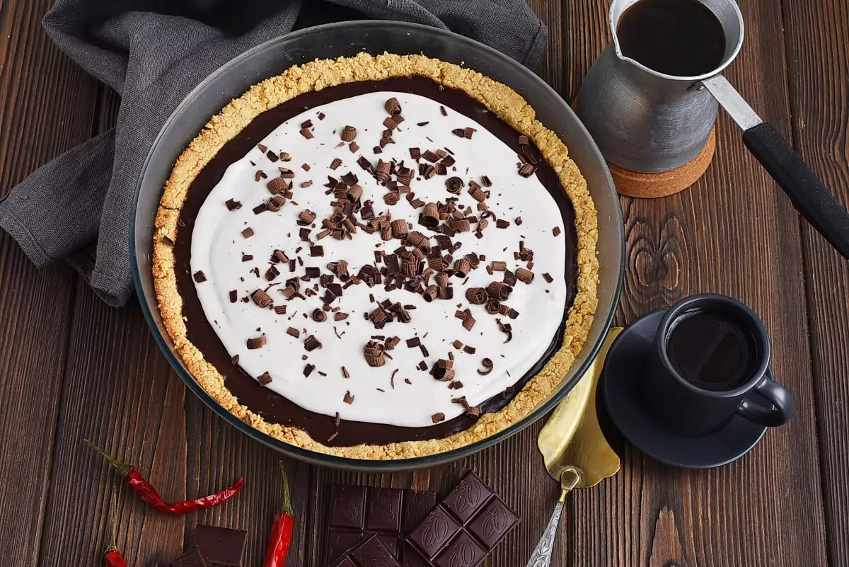 Mexican Hot Chocolate Pie Recipes–Homemade Mexican Hot Chocolate Pie–Easy Mexican Hot Chocolate Pie