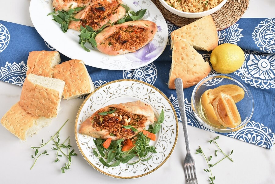 Moroccan Stuffed Chicken
