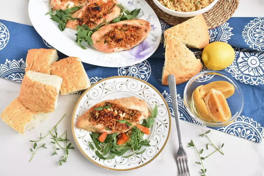 Moroccan Stuffed Chicken