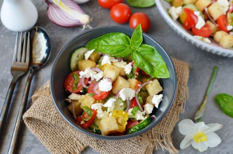 Step 6 - Panzanella Salad