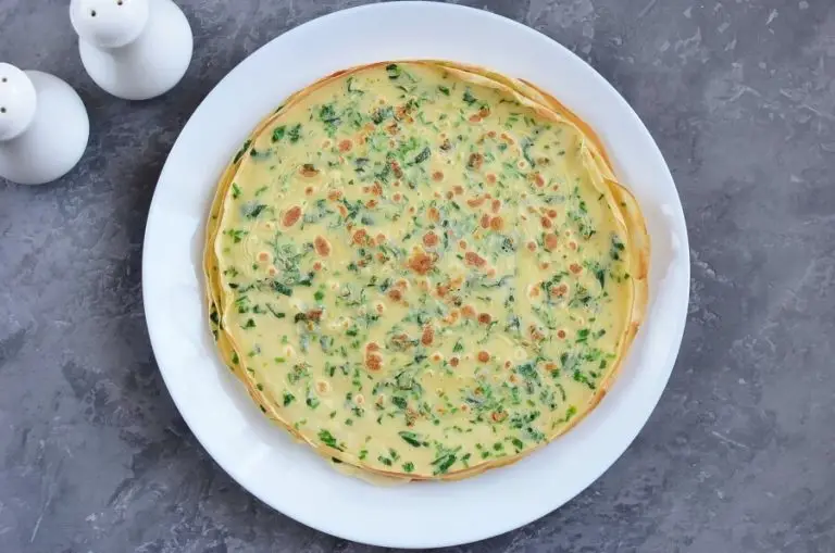 Step 7 - Pea Shoot Pancakes with Oyster Mushrooms