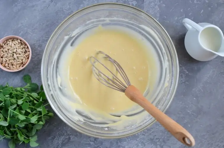 Step 1 - Pea Shoot Pancakes with Oyster Mushrooms