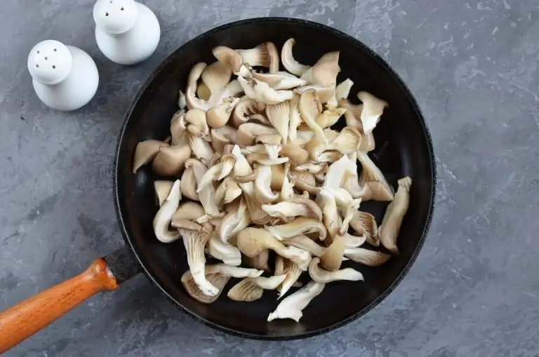 Step 5 - Pea Shoot Pancakes with Oyster Mushrooms