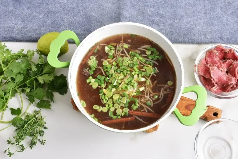 Step 3 - Pho Bo with Microgreens