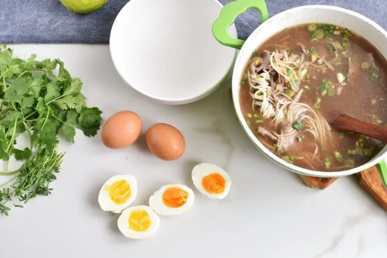 Step 5 - Pho Bo with Microgreens