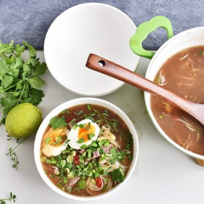 Pho Bo with Microgreens recipe - step 5