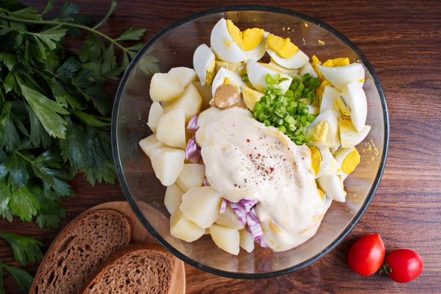 Picnic Potato Salad with Eggs recipe - step 6