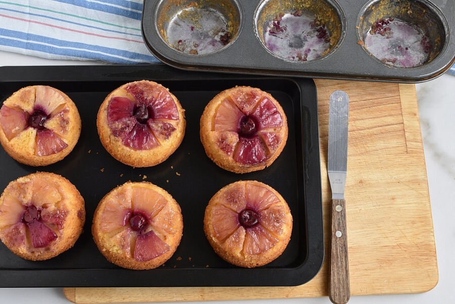 Pineapple Upside-Down Cupcakes recipe - step 10