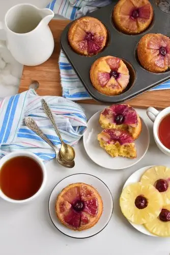 Pineapple Upside-Down Cupcakes