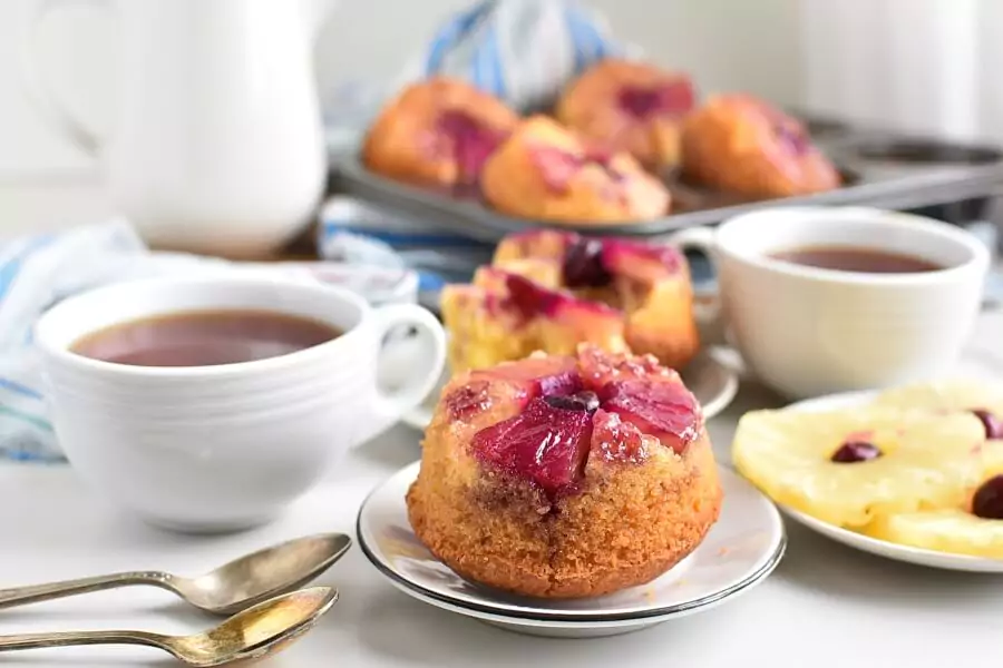 Pineapple Upside-Down Cupcakes