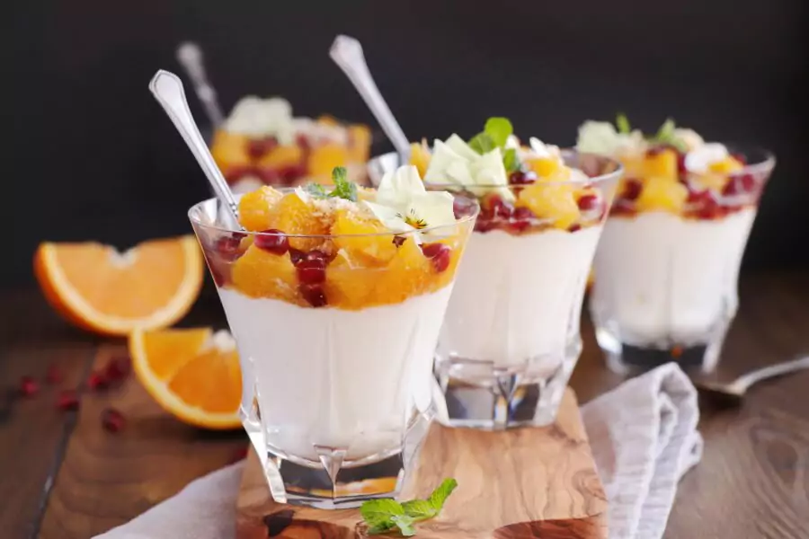 Pomegranate and Orange Fruit Salad