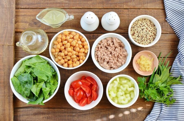 Quinoa, Tuna, and Chickpea Salad Recipe Cook.me Recipes