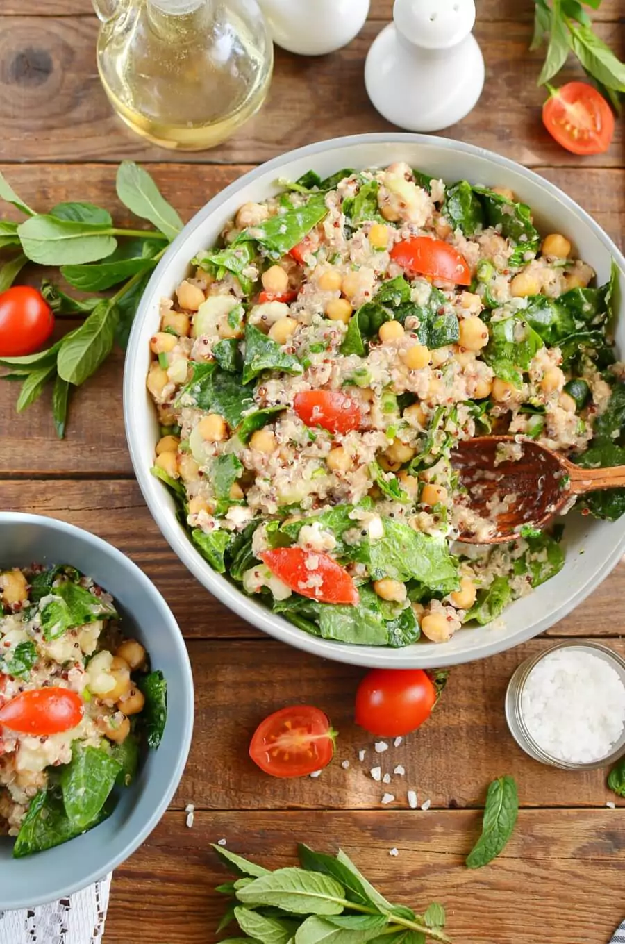 Quinoa, Tuna, and Chickpea Salad Recipe - Cook.me Recipes