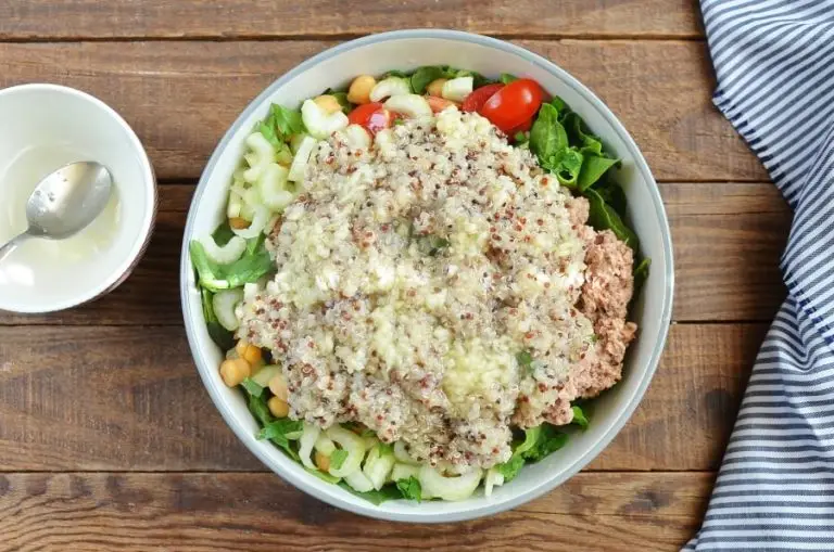 Step 5 - Quinoa, Tuna, and Chickpea Salad