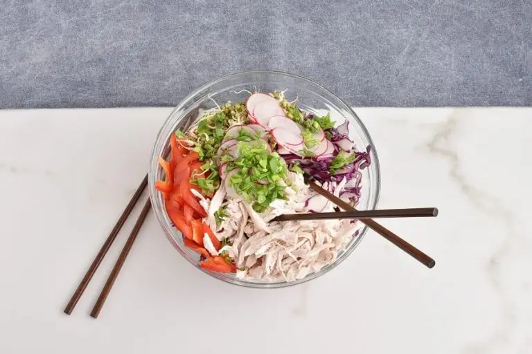 Step 2 - Red Cabbage Salad with Shredded Chicken