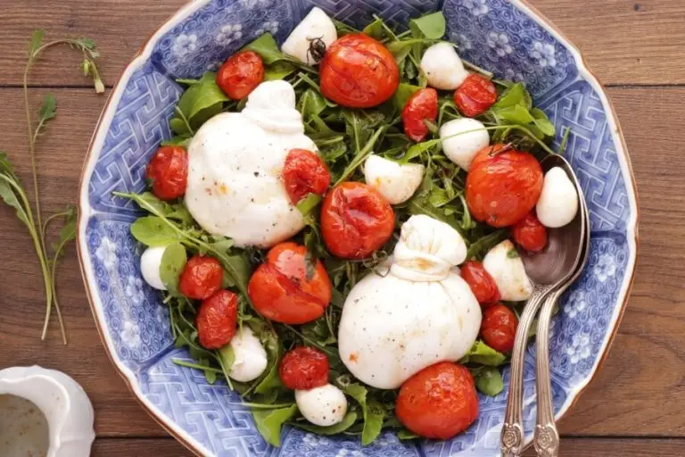 Step 5 - Roasted Tomato and Burrata Caprese Salad