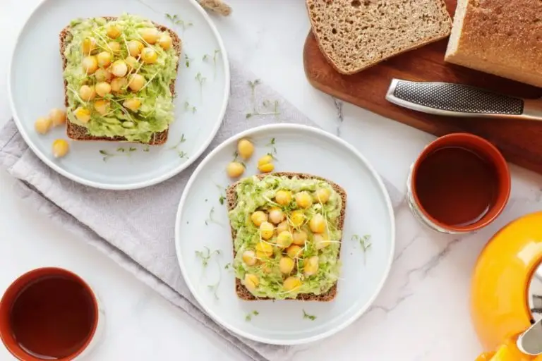 Step 5 - Salad Cress Avocado and Chickpea Open Sandwich