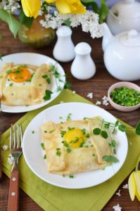 Savory Breakfast Crepe Pockets