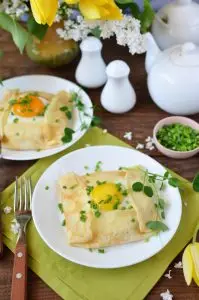 Savory Breakfast Crepe Pockets Recipe-How To Make Savory Breakfast Crepe Pockets-Delicious Savory Breakfast Crepe Pockets