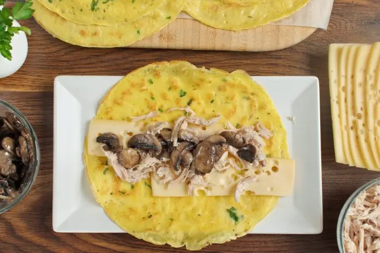 Step 7 - Savory Crepes with Turkey & Mushroom