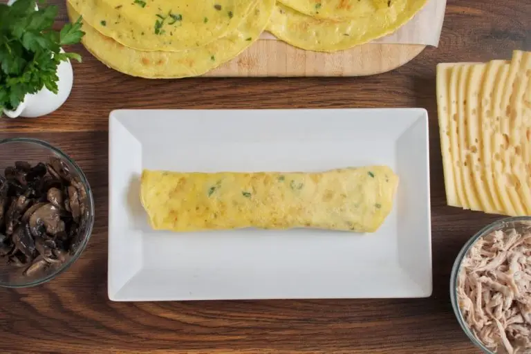Step 8 - Savory Crepes with Turkey & Mushroom