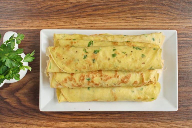 Step 8 - Savory Crepes with Turkey & Mushroom
