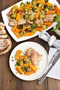 Sheet-Pan Chicken & Brussels Sprouts