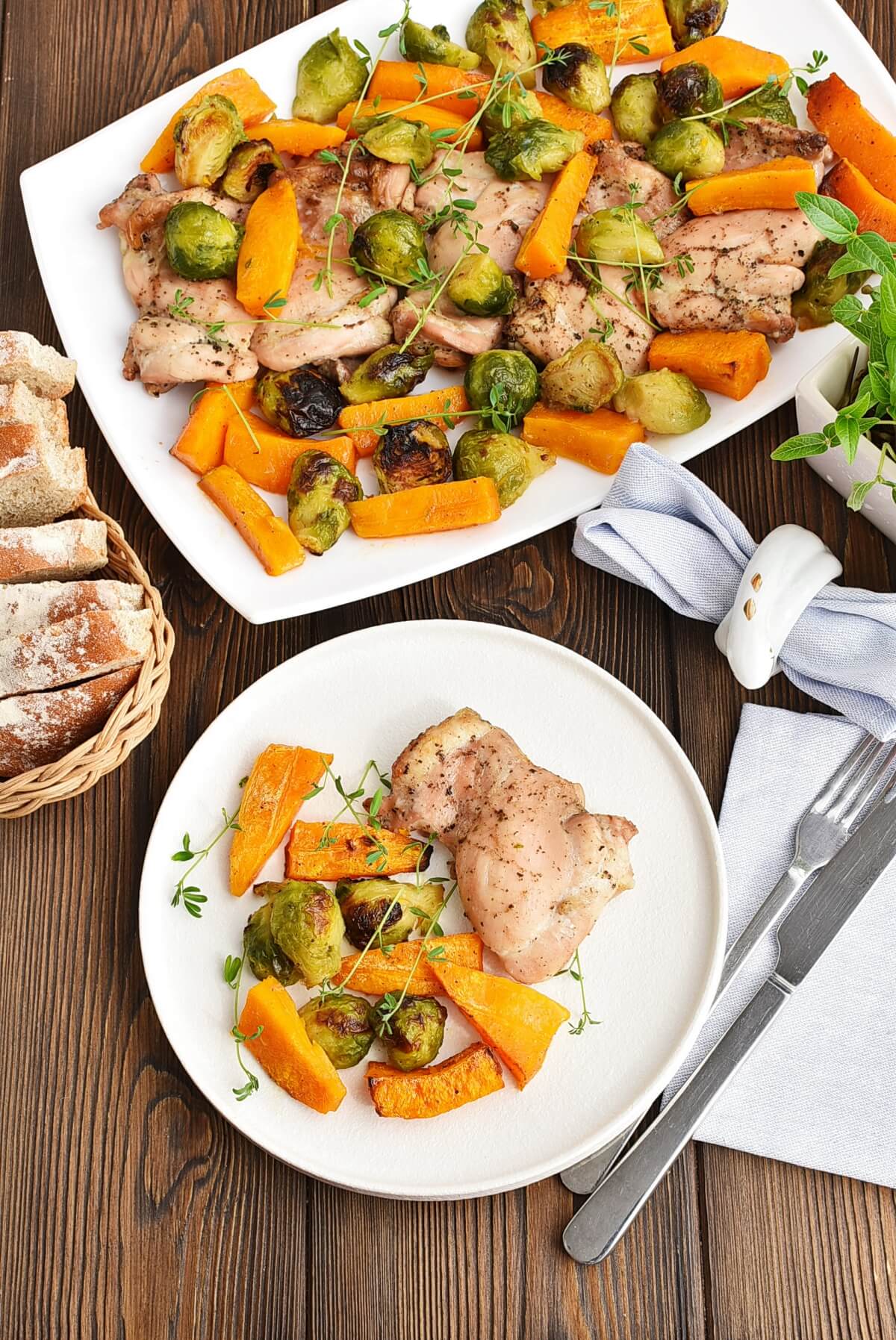 SheetPan Chicken & Brussels Sprouts Recipe Cook.me Recipes