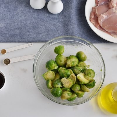 Sheet-Pan Chicken & Brussels Sprouts recipe - step 3
