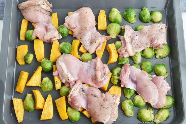 Step 5 - Sheet-Pan Chicken & Brussels Sprouts