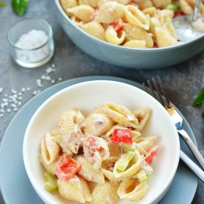 Simple Tuna Macaroni Salad Recipe-How To Make Simple Tuna Macaroni Salad-Homemade Simple Tuna Macaroni Salad