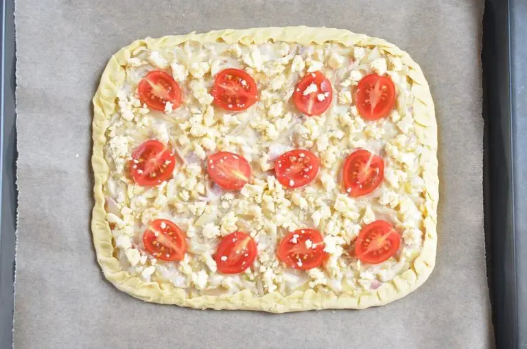 Step 7 - Smoky Cheese  & Onion Tart