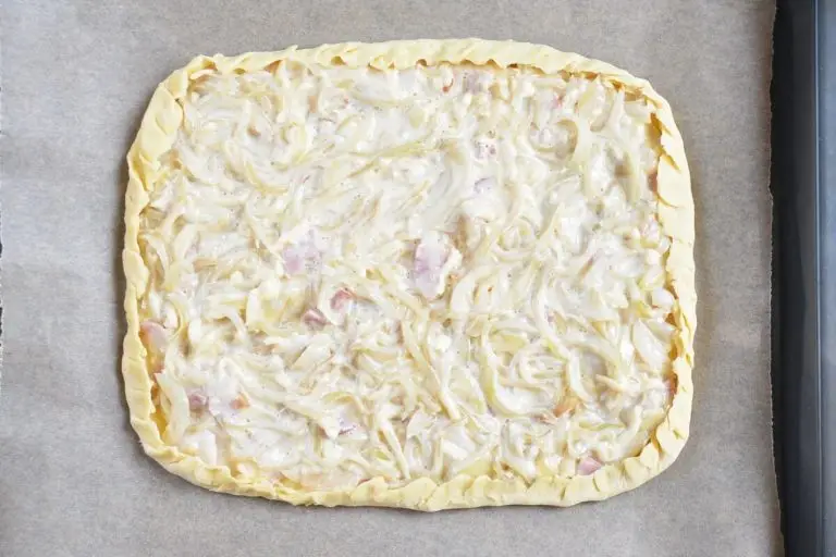 Step 6 - Smoky Cheese  & Onion Tart
