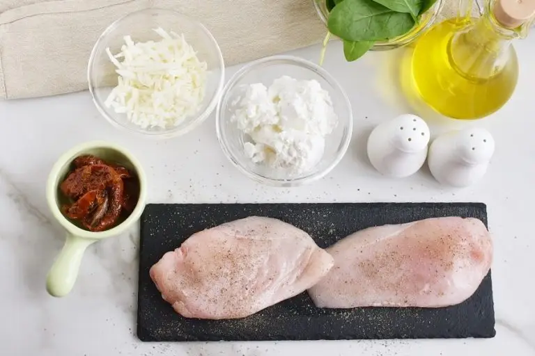 Step 1 - Sun-Dried Tomato and Cheese Stuffed Chicken