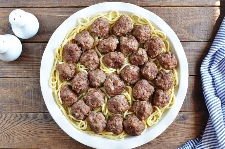Step 8 - Swedish Meatball Bake with Pasta