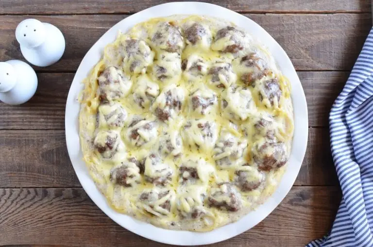Step 9 - Swedish Meatball Bake with Pasta