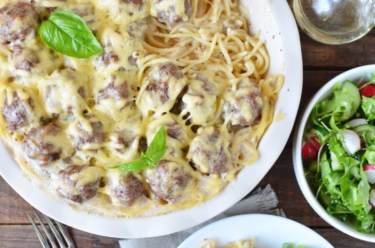 Step 10 - Swedish Meatball Bake with Pasta