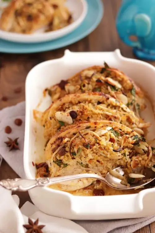 Sweet and Spicy Stuffed Chicken Breasts