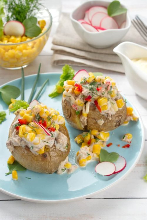 Tuna and Sweetcorn Jacket Potatoes