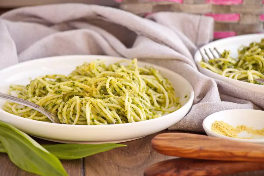 Vegan Wild Garlic Pasta