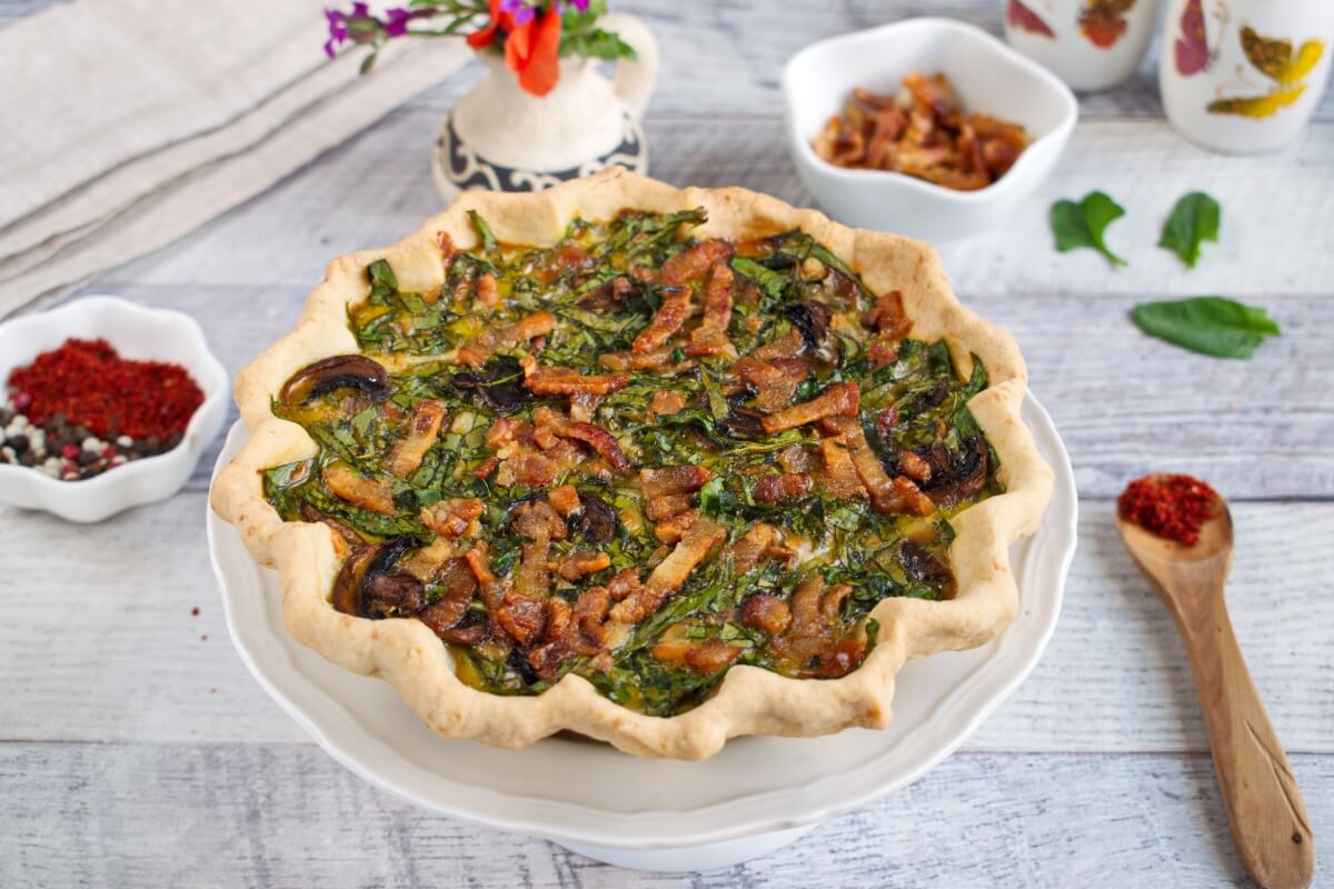 Weeknight Spinach Quiche