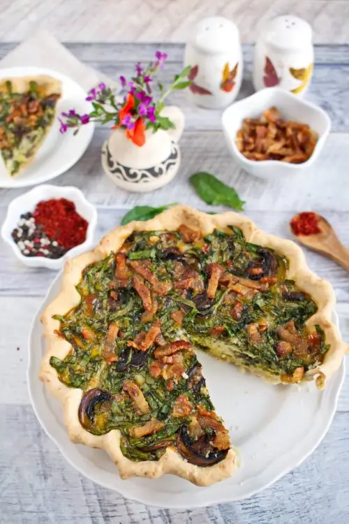 Weeknight Spinach Quiche