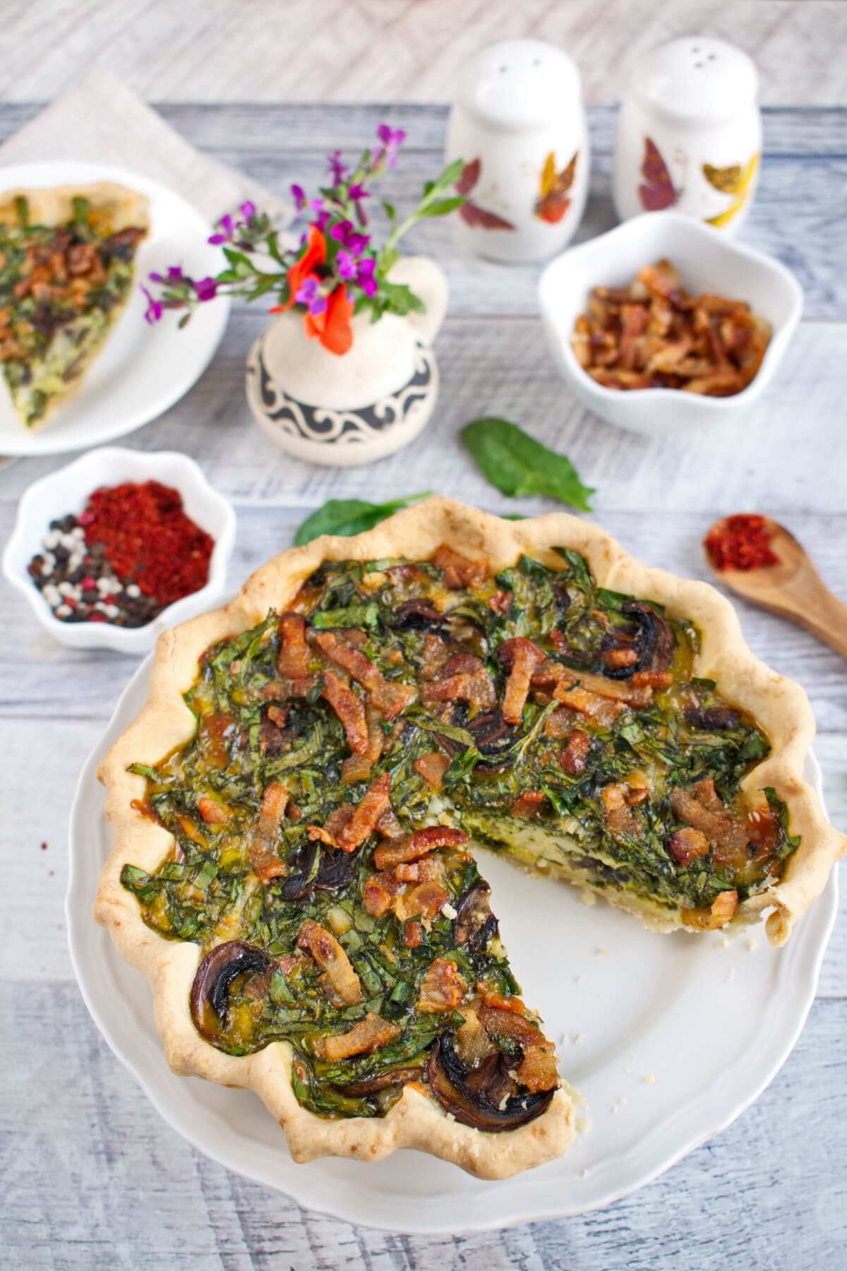 Weeknight Spinach Quiche Recipe - COOK.ME