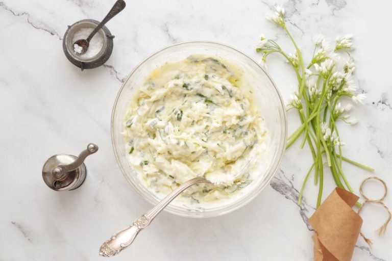 Step 3 - Whole Roast Cauliflower Cheese with Wild Garlic