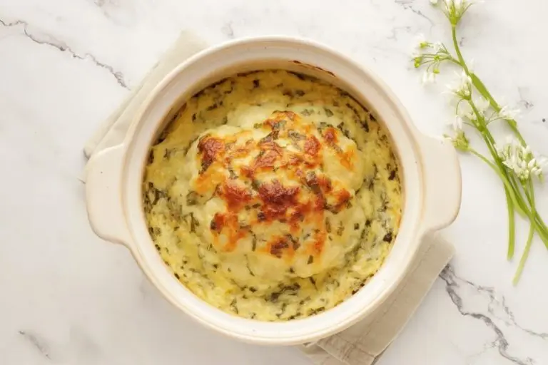 Step 5 - Whole Roast Cauliflower Cheese with Wild Garlic
