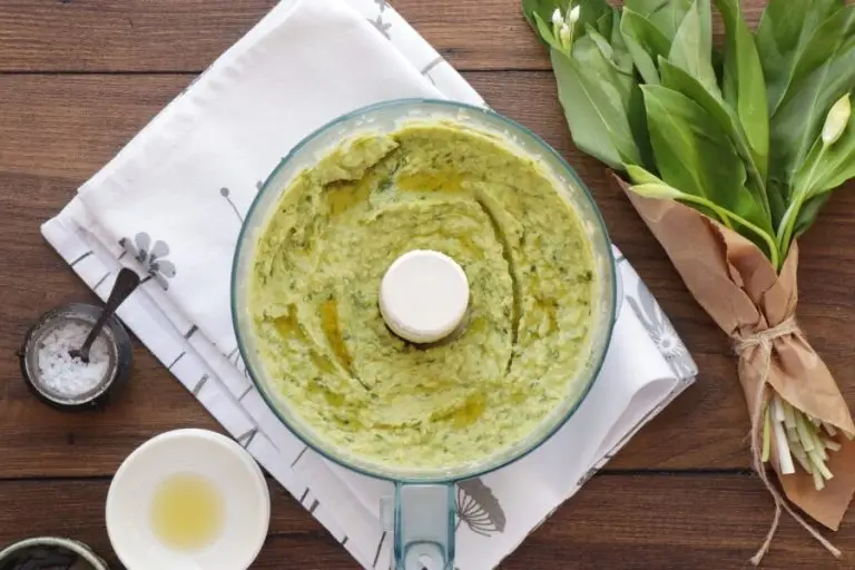 Step 2 - Wild Garlic Hummus