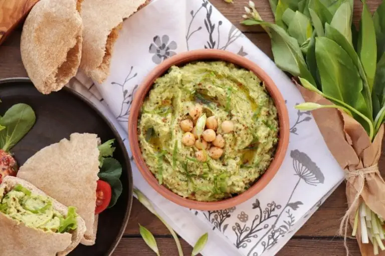 Step 3 - Wild Garlic Hummus