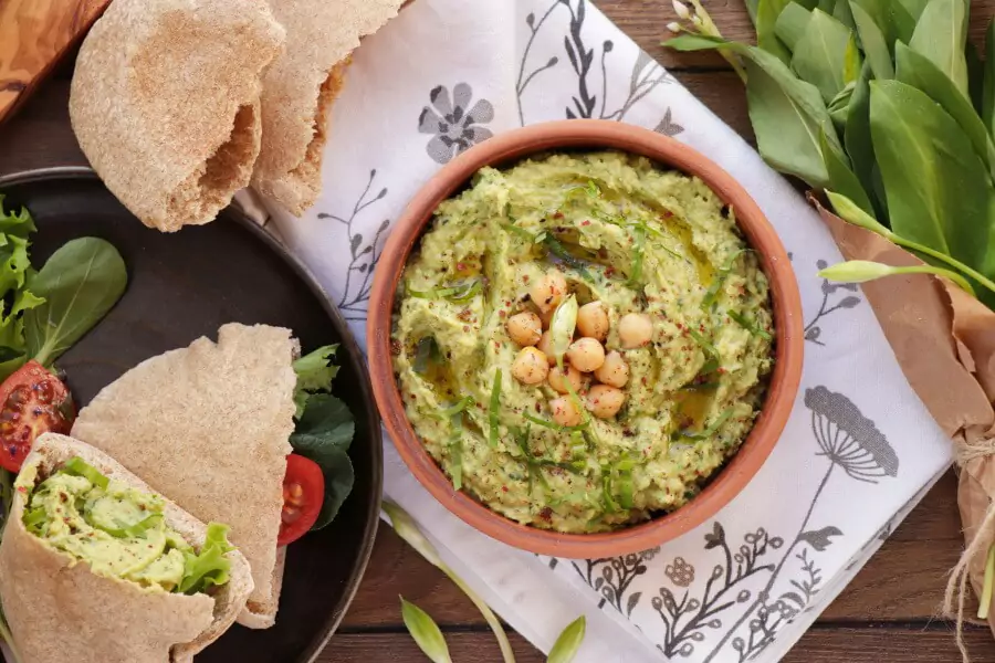 Wild Garlic Hummus